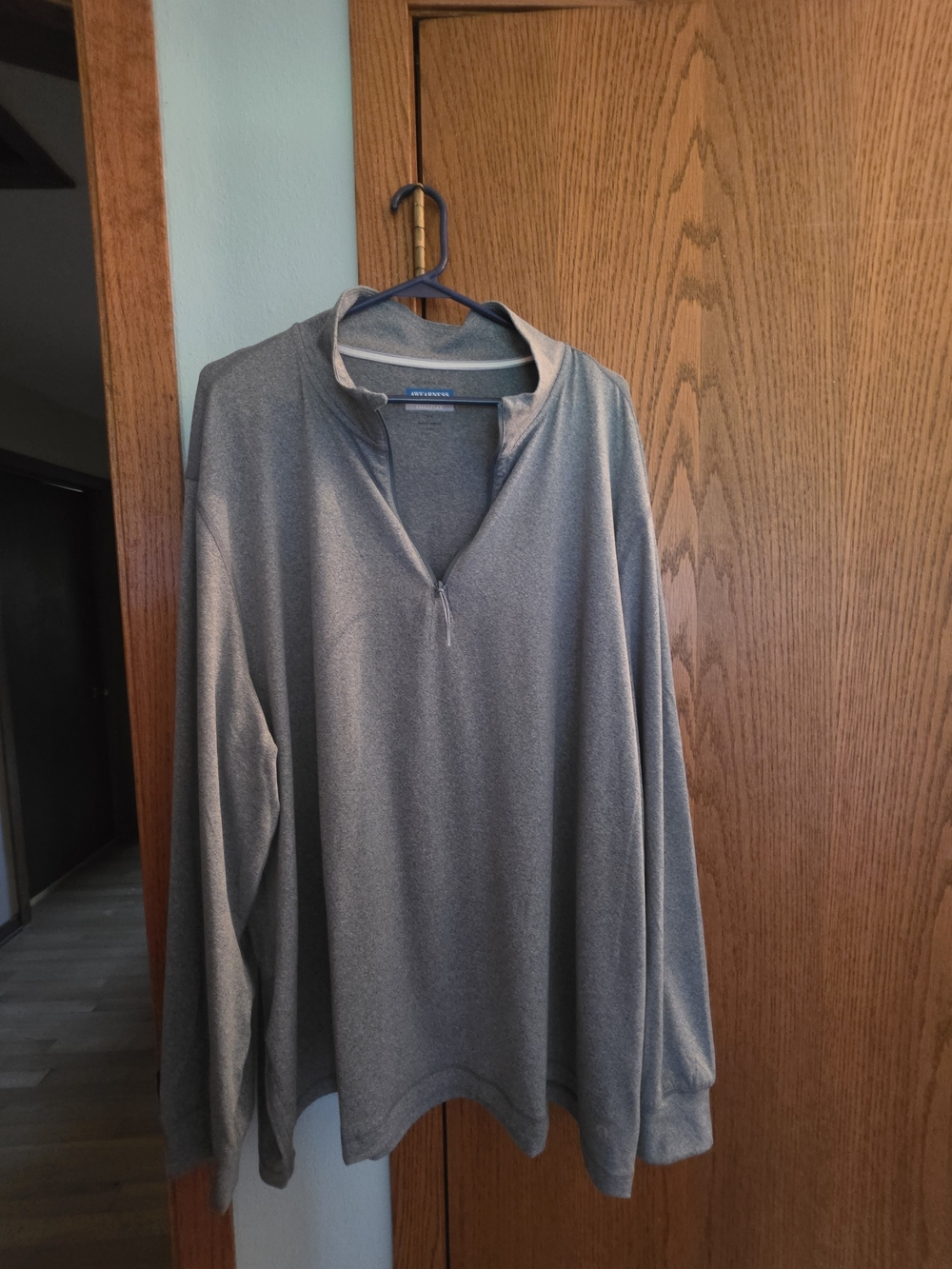 Men's Lightweight 1/4 Zip Sweater - Light Blue
